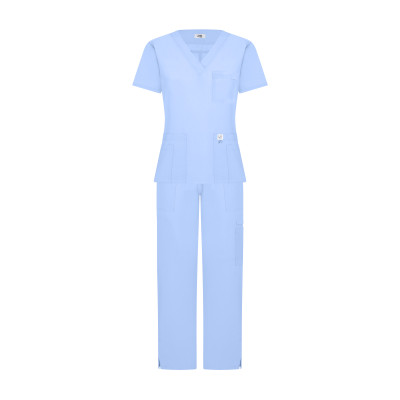 Breathing Scrub Set - Light Blue / Azul Claro